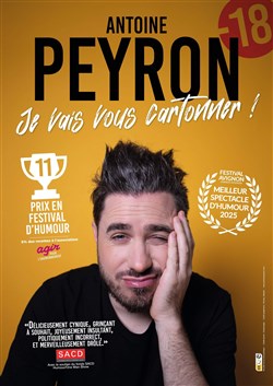 Affiche de Antoine Peyron dans Je vais vous cartonner