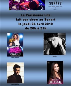 Affiche de 1er Plateau 50% Humour 50% Musique de La Parisienne Life