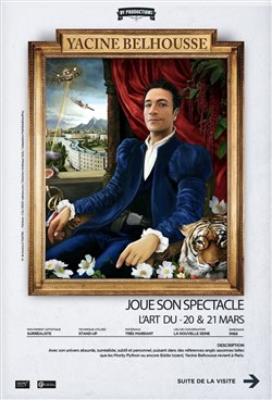 Affiche de Yacine Belhousse dans Yacine Belhousse joue son spectacle