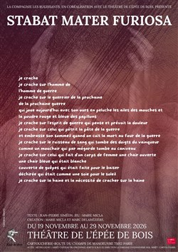 Affiche de Stabat Mater Furiosa