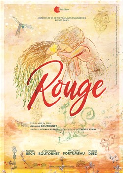 Affiche de Rouge | Histoire de la petite fille aux chaussettes rouge sang