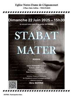 Affiche de Stabat Mater de Rossini