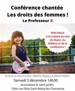 Affiche de Conférence chantée : les Droits des femmes !