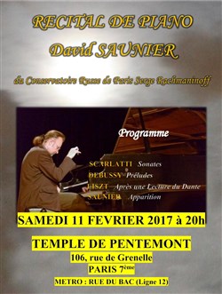Affiche de Récital de piano