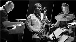 Affiche de Sylvain Beuf power trio invite Thomas Guei