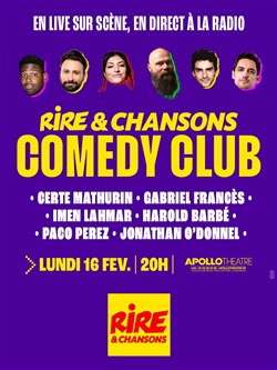 Affiche de Rire et Chansons Comedy Club