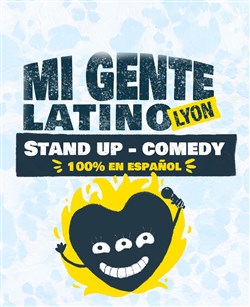 Affiche de Mi gente latino : open mic espagnol !
