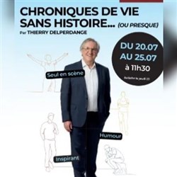 Affiche de Thierry Delperdange dans Chroniques de vie sans histoire (ou presque)