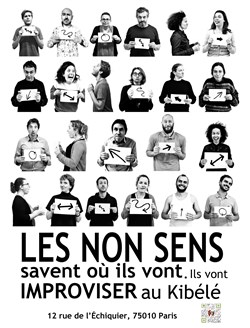 Affiche de Les Non Sens savent où ils vont | spectacle d' impro