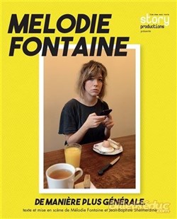 Affiche de Mélodie Fontaine de manière plus générale