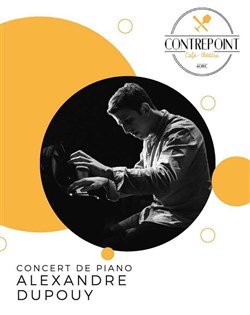 Affiche de Alexandre Dupouy en concert | Piano