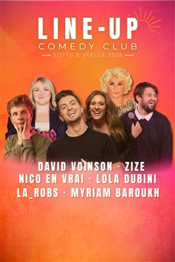 Affiche de Line-up Comedy Club Sottu e stelle