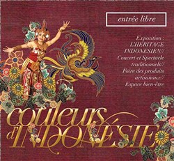 Affiche de Festival Couleurs d'Indonésie