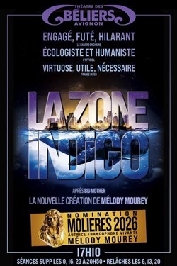 Affiche de La zone indigo