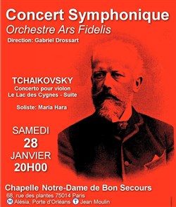 Affiche de Orchestre Ars Fidelis | Concert Tchaïkovsky