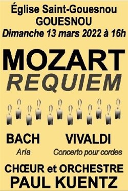 Affiche de Mozart : Requiem avec choeur et orchestre de Paul Kuentz