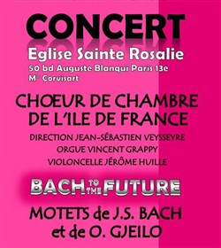 Affiche de Concert Choeur de Chambre de l'Ile-de-France