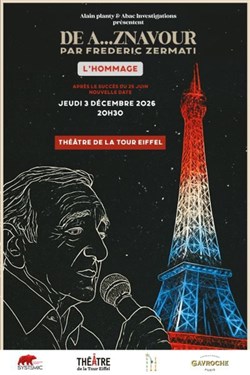 Affiche de Frédéric Zermati chante de A...Znavour