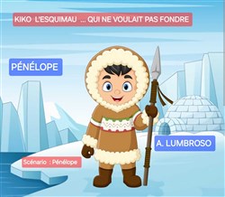Affiche de Kiko l'esquimau qui ne voulait pas fondre