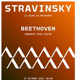 Affiche de Stravinsky / Beethoven