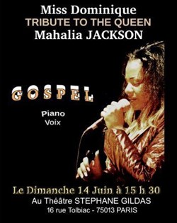 Affiche de Miss Dominique tribute to the Queen Mahalia Jackson Gospel