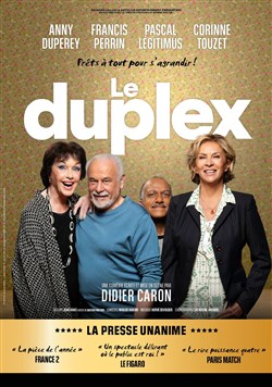 Affiche de Le duplex | avec Corinne Touzet, Anny Duperey et Pascal Légitimus