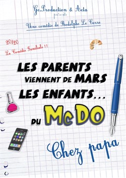 Affiche de Les parents viennent de mars et les enfants du mac do