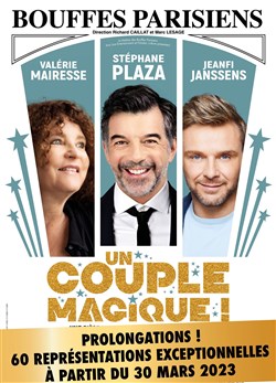 Affiche de Un couple magique | avec Stéphane Plaza, Valérie Mairesse, Jeanfi Jeanssens