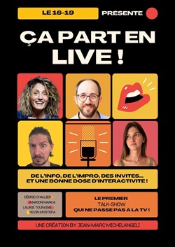 Affiche de Ouverture de saison : Ça part en live