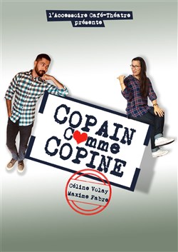 Affiche de Céline Volay et Maxime Fabre dans Copain comme copine