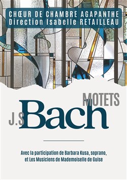 Affiche de Motets J.S. Bach