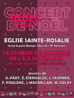 Affiche de Concert de Noël