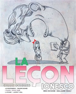 Affiche de La leçon
