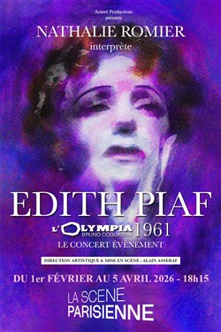 Affiche de Piaf, Olympia 61
