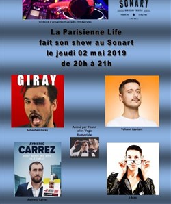 Affiche de La Parisienne Life présente un plateau 100% humour et 100% masculin