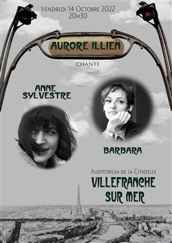 Affiche de Barbara et Anne Sylvestre | par Aurore Illien