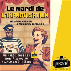 Affiche de Mardi de l'improvisation avec Les Voleurs de Sourire