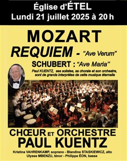 Affiche de Choeur et orchestre Paul Kuentz : Requiem de Mozart