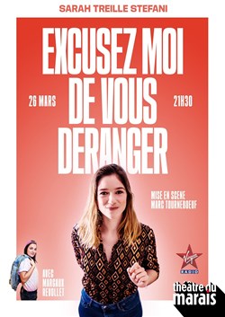 Affiche de Sarah Treille Stefani dans Excusez moi de vous déranger