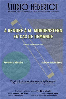 Affiche de À rendre à M. Morgenstern en cas de demande