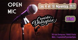 Affiche de Les Open Mic de la Comédie Dalayrac