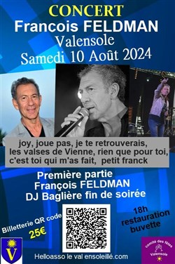 Affiche de François Feldman en concert