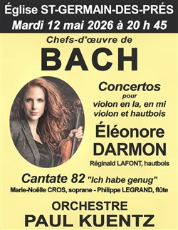 Affiche de L'émotion du violon et du Hautbois avec Bach