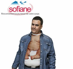Affiche de Sofiane Ettaï dans Rire entretient la jeunesse de votre corps