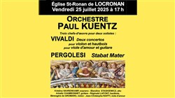 Affiche de Orchestre Paul Kuentz : Vivaldi / Pergolesi | Locronan