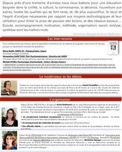 Affiche de Ecrans : Allies ou ennemis / Les gérer, les maîtriser, un art et un savoir contemporains.