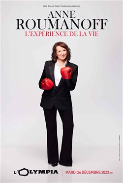 Affiche de Anne Roumanoff dans L'expérience de la vie