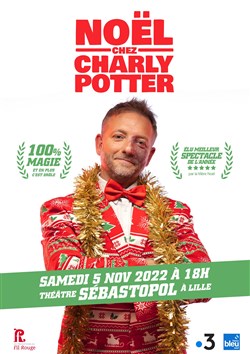 Affiche de Noël chez Charly Potter