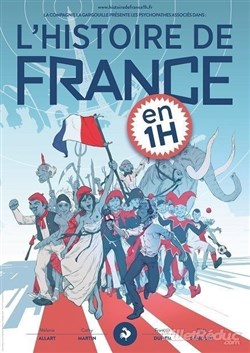 Affiche de L'Histoire de France en une heure