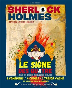Affiche de Sherlock Holmes et le signe des 4